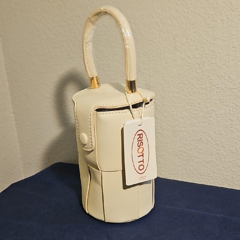 Risotto Cream Cylinder Handbag